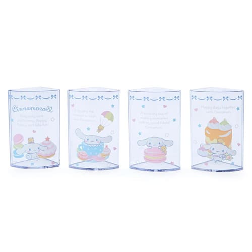 Sanrio Pen Stand Blue Saxophone Plastic Cinnamoroll Cinnamoroll 360 Degree Rotation Pen Stand Pen Holder Cosmetic Makeup Brush Tulle Pet Character 213