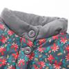 SIFONE Women's Stand Collar Floral Padded Jacket