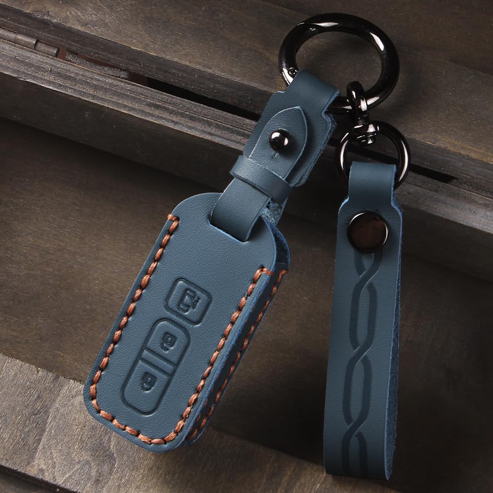 Schlüsseletui Kompatibel mit Honda Leder Smart Key Etui Keyle Schlüsselhülle Stilvoll Schmutz Rutsch Kratzschutz [Nacalikeey] N-BOX N-BOX N-ONE N-Wagon