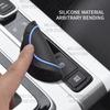 BYCP2 2pcs PVC For Skoda L&K LOGO Octavia Superb RS Karoq Kamiq Yeti Car Coaster Water Cup Anti-Slip Silicone Pads Interior Decoration