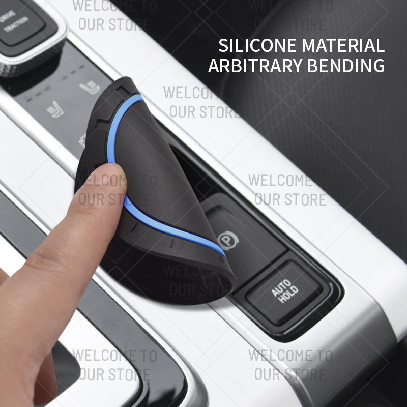 BYCP2 2pcs PVC For Skoda L&K LOGO Octavia Superb RS Karoq Kamiq Yeti Car Coaster Water Cup Anti-Slip Silicone Pads Interior Decoration