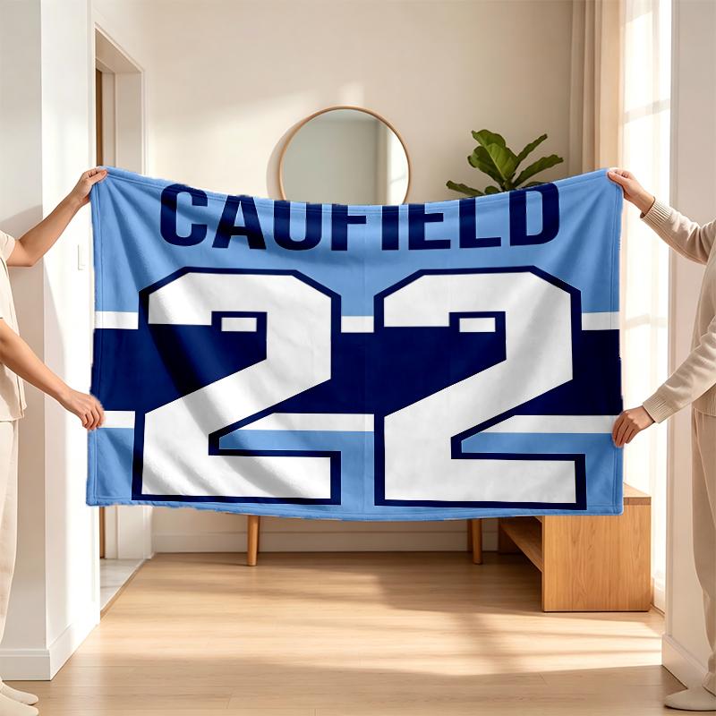 Cole Caufield (1) Flannel blanket a soft accent for the bedroom and living room and a cozy home gift