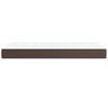 Vidaxl Materac Kieszeniowy, Brązowy, 90X200X20 Cm, Sztuczna Skóra