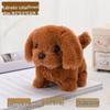 Interactive Walking & Barking Plush Puppy Robot Toy