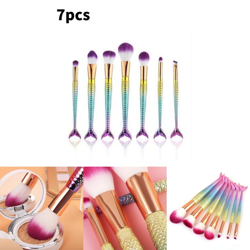 Makeup Brush Set With Nylon Bristles For Eyeshadow And Powder Application Perfect For Beauty Enthusiasts