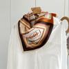Luxury 12mm Silk Scarf Horse Harness Print Design for Women's Fashionable Spring Summer Ensemble  Hand Bags for Women  NEW