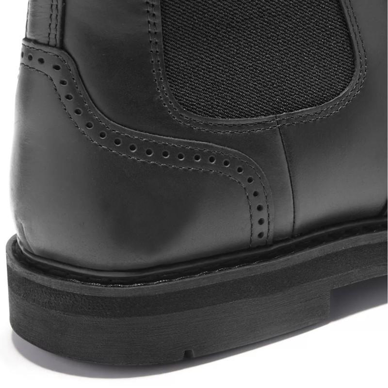 FashionDesigner Vintage Leather Men Boots Business Microfiber Leather Men Boots Lace — фото 6