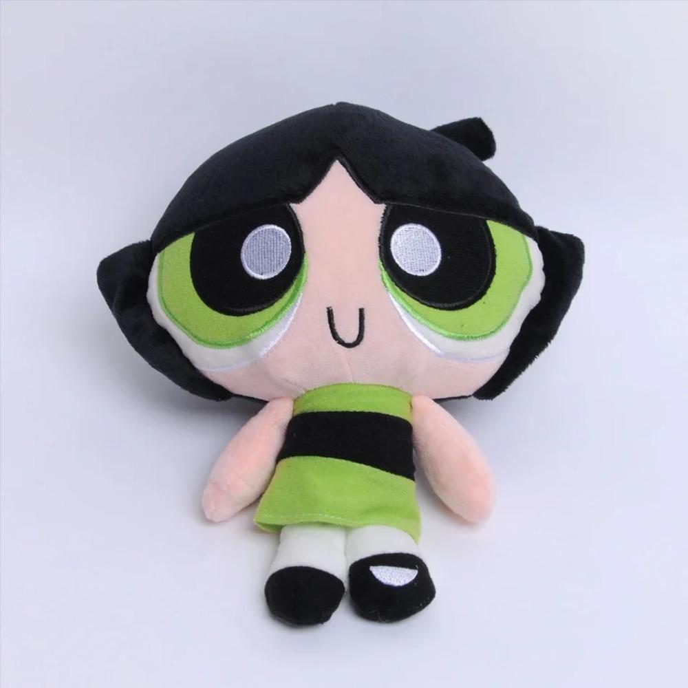 20cm Cartoon Anime Powerpuff Girls Plush Toys Cute Blossom Buttercup Bubbles Stuffed Plush Dolls Gifts For Childr
