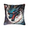 Ukiyoe Style Ocean Wave Pillow Case Vintage Pillow Cover Custom Pillowcases For Wedding Party Home Decor