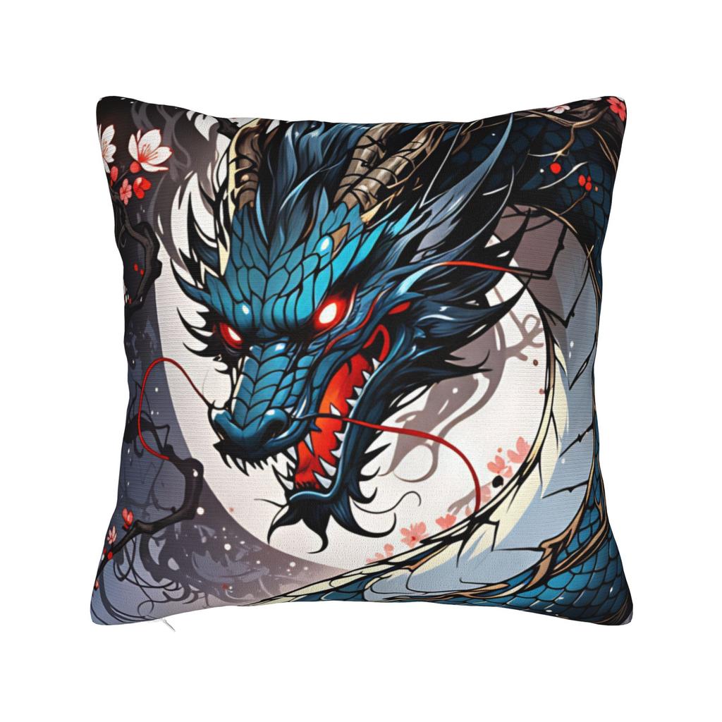 Ukiyoe Style Ocean Wave Pillow Case Vintage Pillow Cover Custom Pillowcases For Wedding Party Home Decor