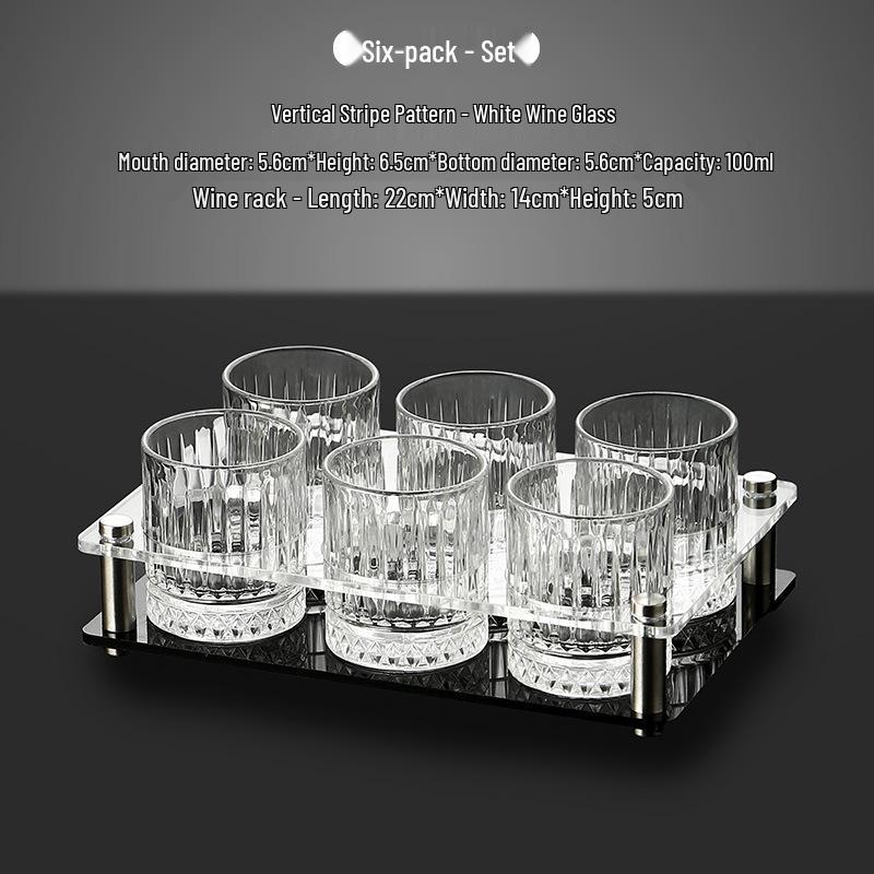 Light Luxury Crystal Baijiu & Beer Shot Glass Set
