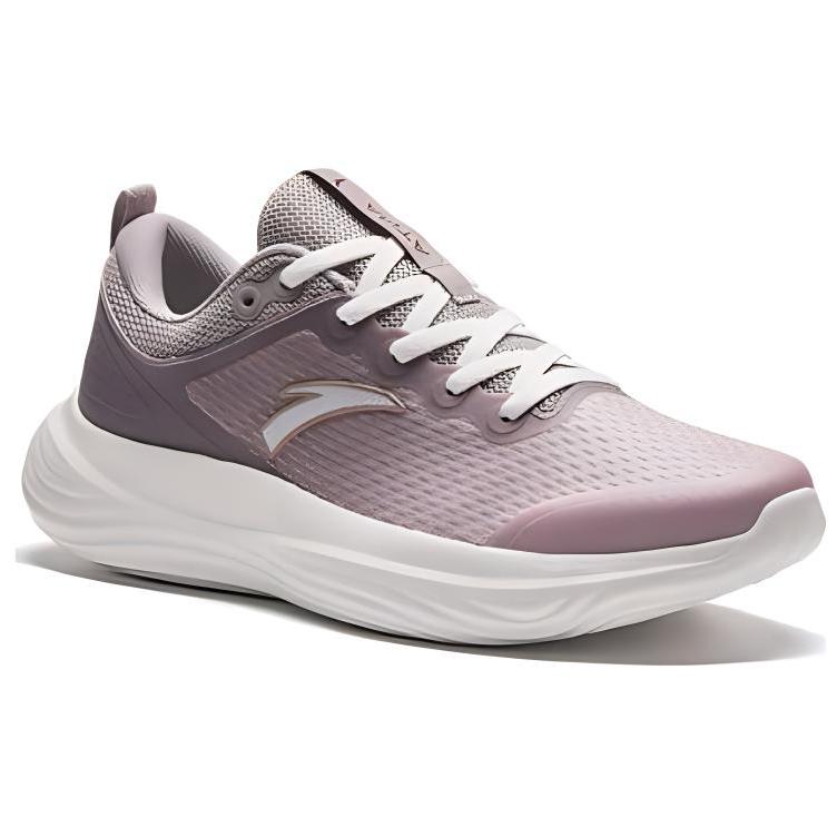 Anta Comfortable Slip Resistant Low Top Running Shoes Women's Pink Gray 122427792-4