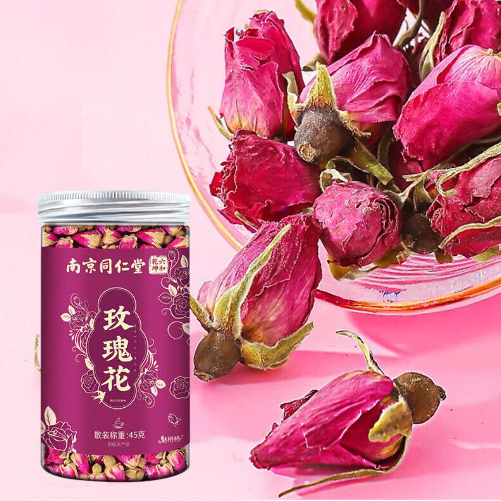 TongRenTang Rose Dried Flower Tea Pingyin Double Petal Large Flower Health Tea