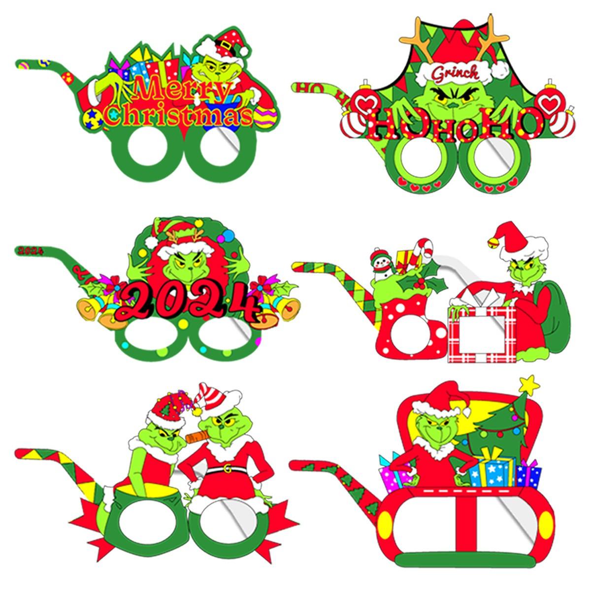 

Рождественская тематическая вечеринка украшения забавный фото реквизит бумажные стаканы набор One Size