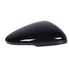 Side Rearview Mirror Cover Cap High Strength ABS Weather Proof Car Exterior Door Mirror Cap Replacement Black Right