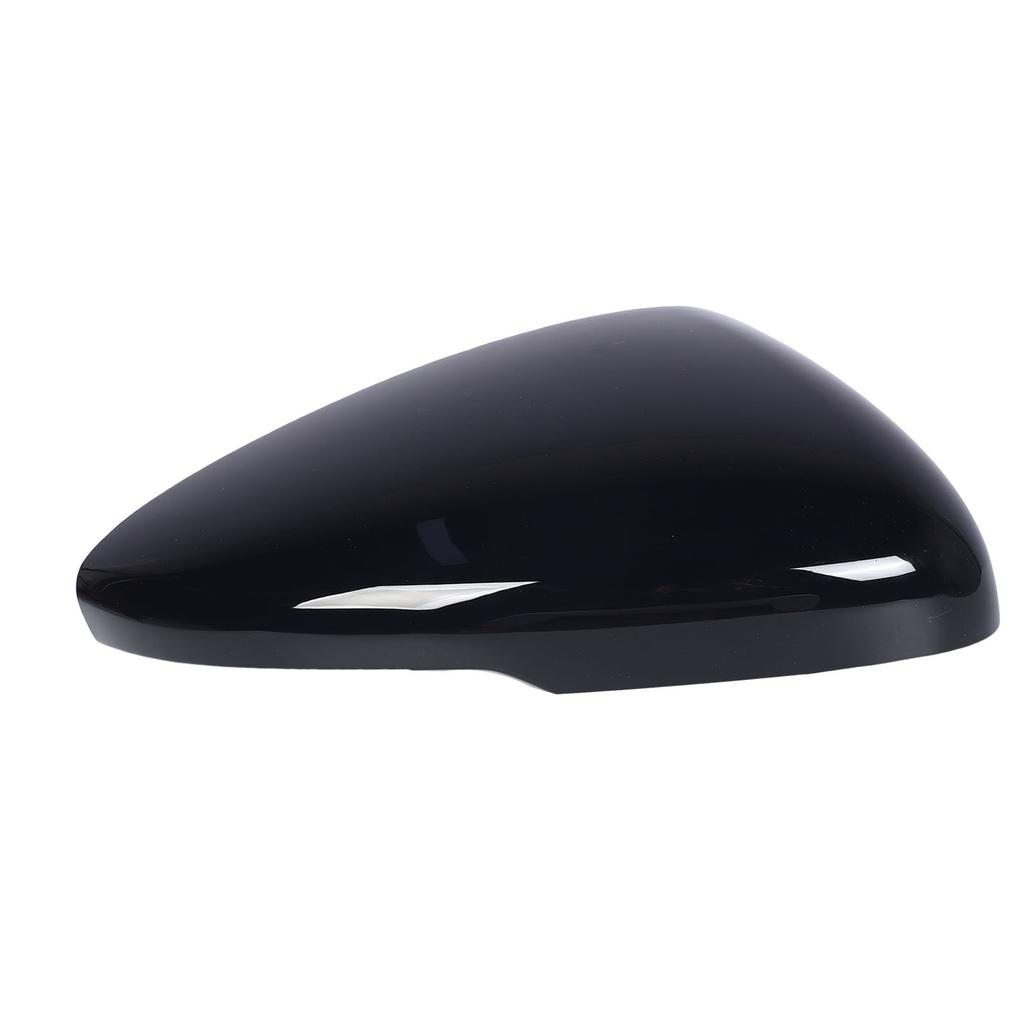 Side Rearview Mirror Cover Cap High Strength ABS Weather Proof Car Exterior Door Mirror Cap Replacement Black Right