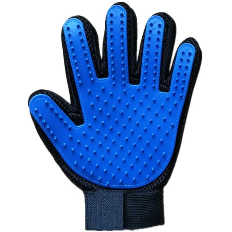 1PC Katzenhaarentfernungshandschuhe Gummi Haustier Schönheit Reinigung Pflege Effektive Massage Hund Kämme Schwimmende Bürste 6 Farbe