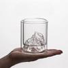 200/300ML Creative Glass Mountain View Teacup Japanese Style Vodka Cup Wine Tumbler Water Mug Household High Beauty Water Mug