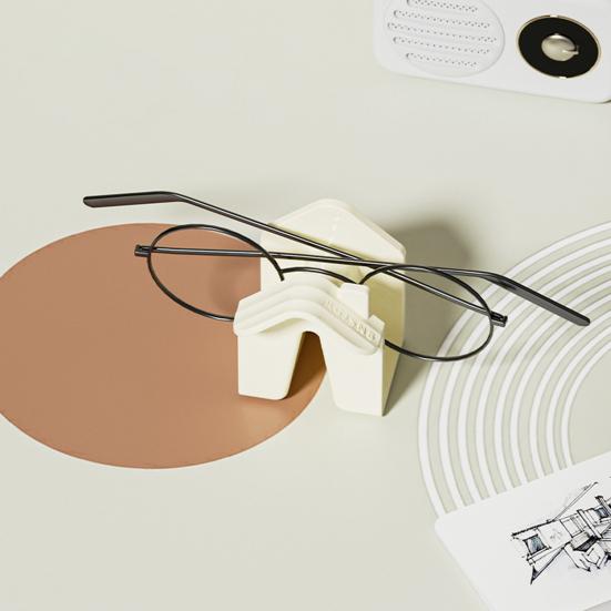 House Shape Glasses Holder Desktop or Wall-Mounted Glasses Stand Decorative Eyeglasses Stand for Bedroom Home Office Desk
