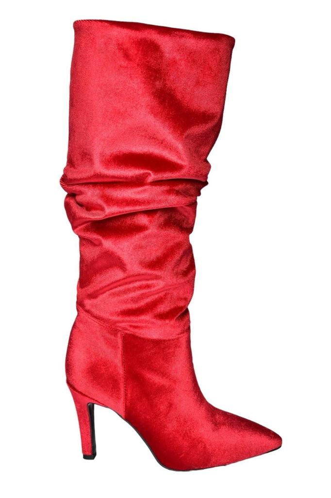 Women Modern Stylish Fashion Boots Boots Faux Leather Suede Skin Suede Thin Heel Boots