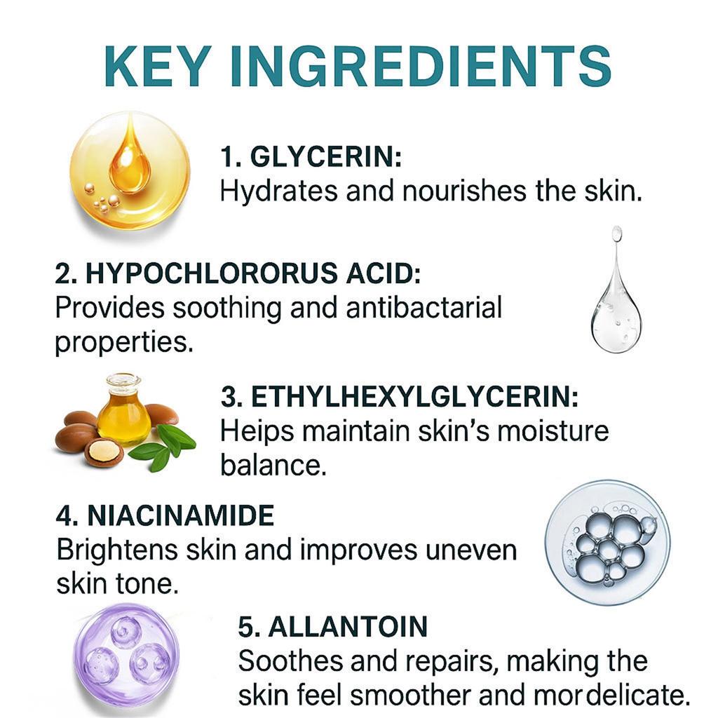 Hypochlorous Spray 100ml Soothes , Effectively Relieves Redness And Irritation, Keeps Skin Hydrated All Day, And Restores Skin's Nat