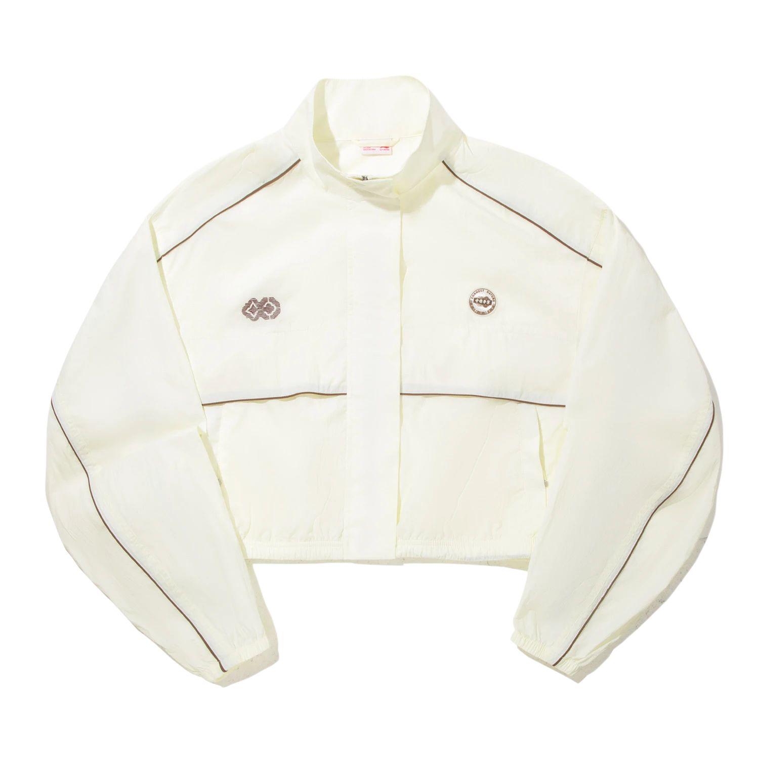 Li Ning Soft Minimalist Versatile Loose Jacket Women jackets AJDV188-4 L