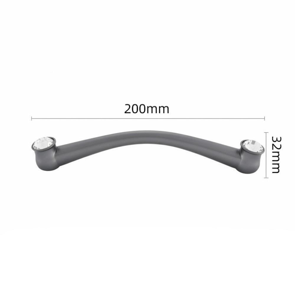 Gold Finish Cabinet Handles Zinc Alloy Wardrobe Handles Elegant Furniture Hardware Shoebox Storage