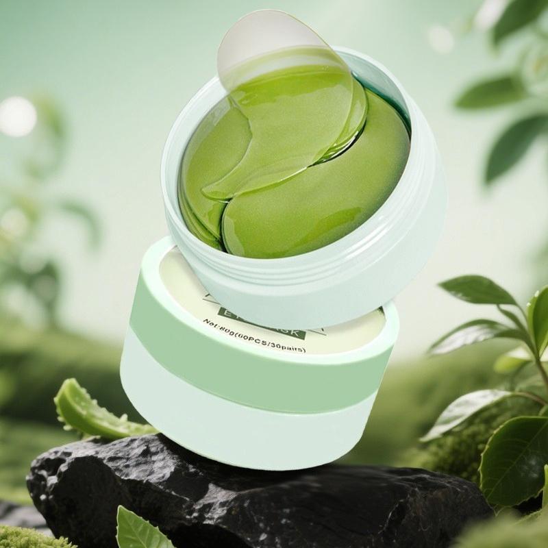 Aloe Vera + Collagen Eye Serum Cream Under Eye Patches - & Firming Eye Mask for Dark Circles, Puffiness, and Fine Lines,  Skincare