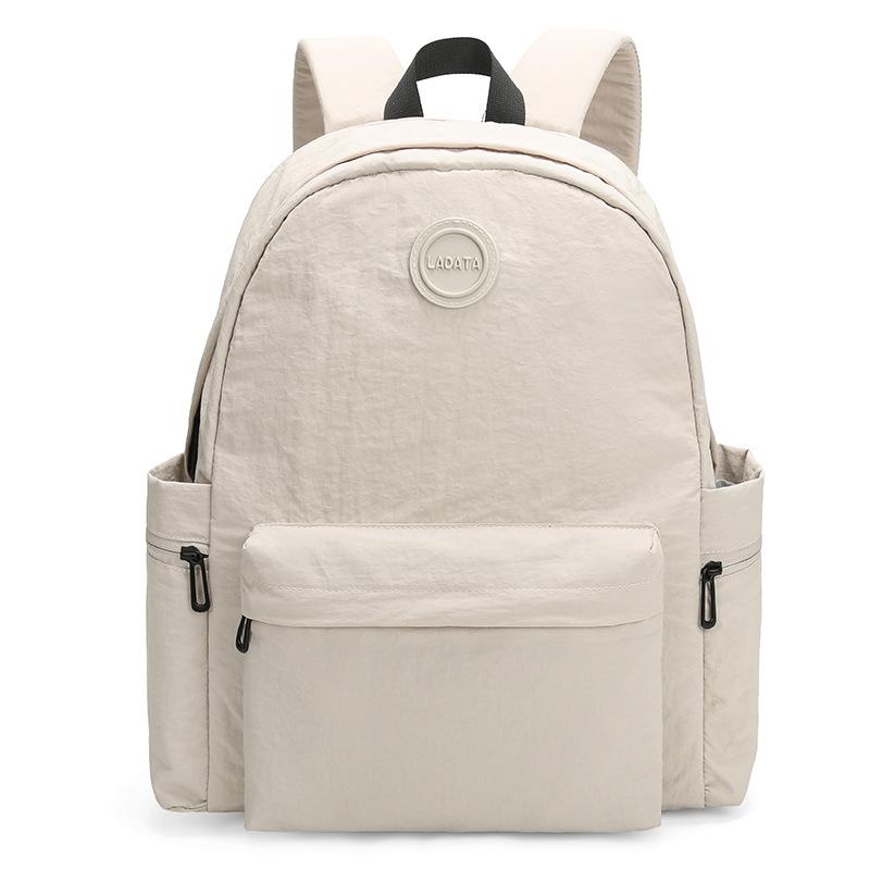 Schoolbag Premium sense casual backpack female college student simple lightweight schoolbag large capacity commuter high quality backpack