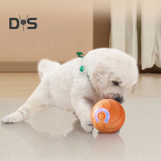 Míč na skákání pro domácí mazlíčky s LED světlo Nuda Úleva od stresu Chytrý interaktivní skákací míč pro kočku Psa USB dobíjecí elektrický automatický pohyblivý třepací míč