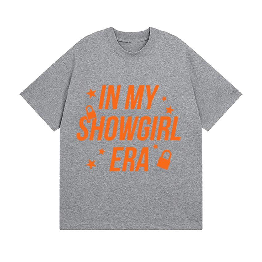 Showgirl's Life Printed T-shirts From Showgirl Era Fans Summer Harajuku Retro Cotton Short Sleeved T-shirts for Men Women