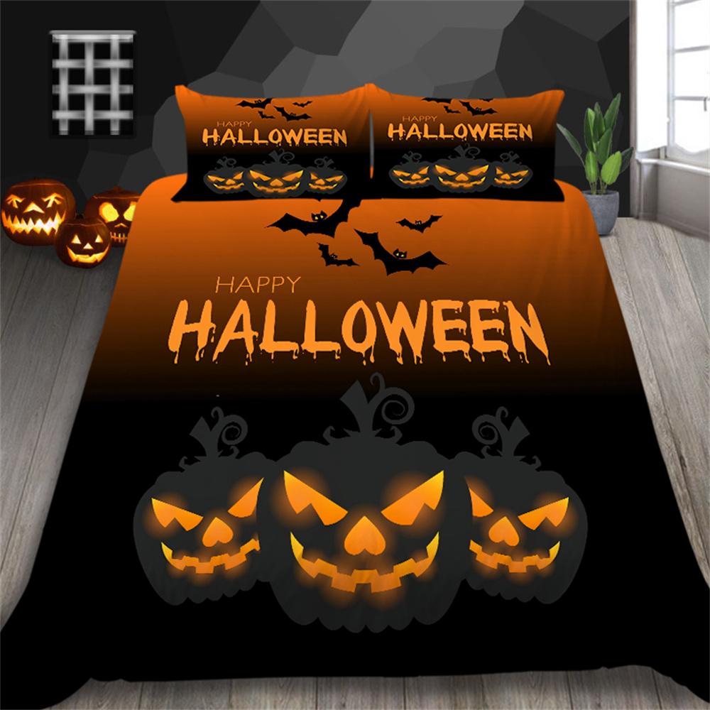Duvet Cover Set Halloween Home Bedclothes Luxurious Bedding Sets King Size Bedding with Pillowcase Children Bedding Set