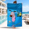 Pink Dog In The Garden Beach Towel, Microfiber Beach Towel, Perfect For Pool, Beach, Travel, Home Decor Beach Party Fan Gifts