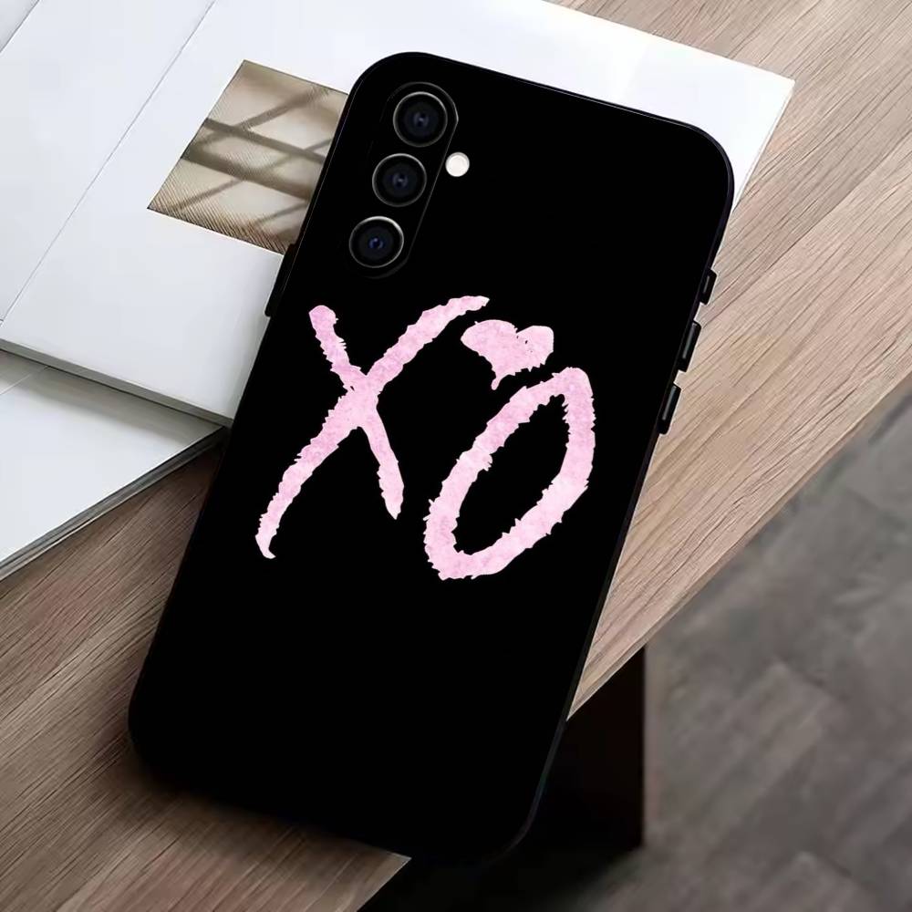 

singer-The W-Weeknd XO Phone Case For Samsung Galaxy A73,A72,A71,A70,A53,A52,A51,Others Soft Black Cover Samsung a50 30s 50s
