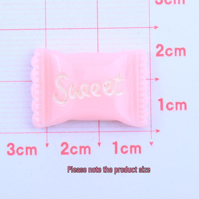 

Sweet Candy DIY Hair Accessories Pack: Cream Glue, Hair Clips, Ties & Resin Parts