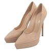 Pristine Pumps Pink Beige Patent Leather Women 38 Used