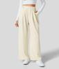 Women's High Waist Wide Leg Drape Pants - Versatile, Casual, Long and Loose Fit