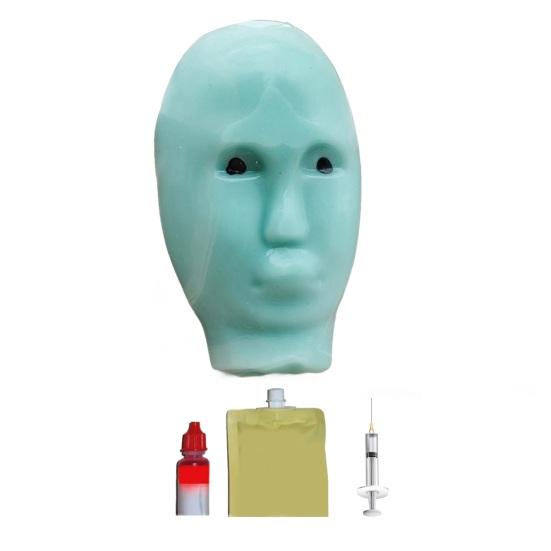 

1/2Pcs Aliens Pimple Popping Fidget Toy with Toolkit Reusable Kids Teens Adults Stress Relief Cartoon Male Aliens Face Acne Popping Game B