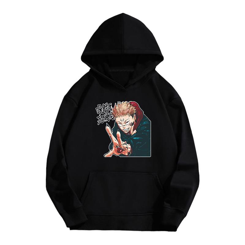 Jujutsu Kaisen 2D Printed Men's Hoodie Autumn Brand Hoody Y2K Clothes Vintage Fashion Casual Unisex Long Sleeve Pullovers