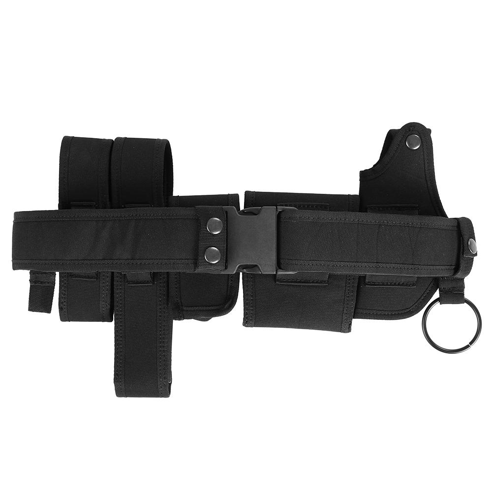 Lixada Modular Duty Belt System With Pouches & Holster - Adjustable Tactical Gear For Security & Law Enforcement