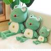 Cozy Plush Frog Toy Bedtime Hugging Stuffed Doll For Kids Decor Perfect Gift