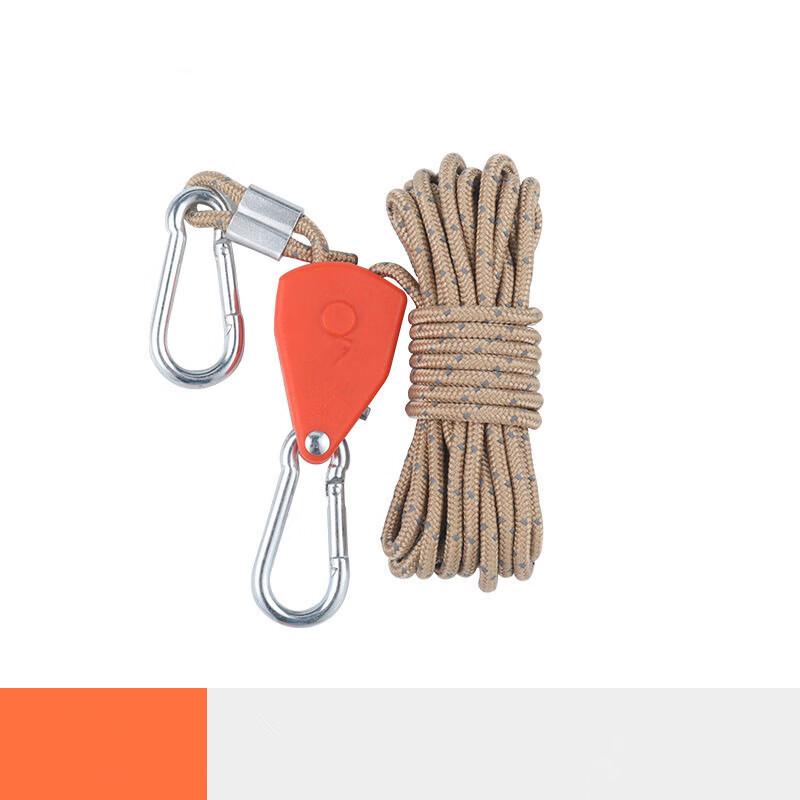 GOWKE Reflective Guy Line Rope with Tensioner 4mm, 4m