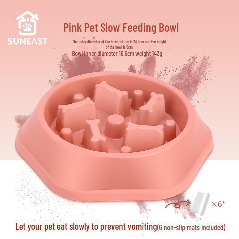 

Миска-неваляшка для медленного кормления для крупных собак, миска для питомца породы золотистый ретривер, миска для риса для собак с защитой от подавления, прочные товары для собак