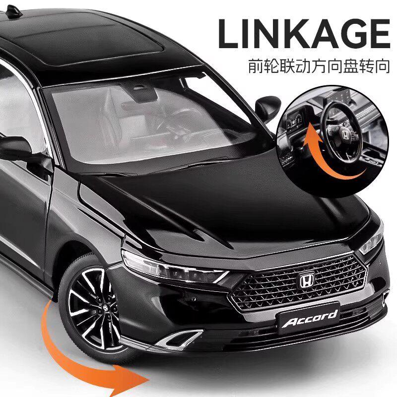 1:18 Honda Accord 10Th Gac Sports Sedan Alloy Metal Diecast Model Car Home Trendy Collect Desktop Display Ornament Birthday Gift