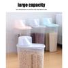 Grain Storage Container With Measuring Cup Food Storage Box Dry Goods Airtight Container Rice Bucket