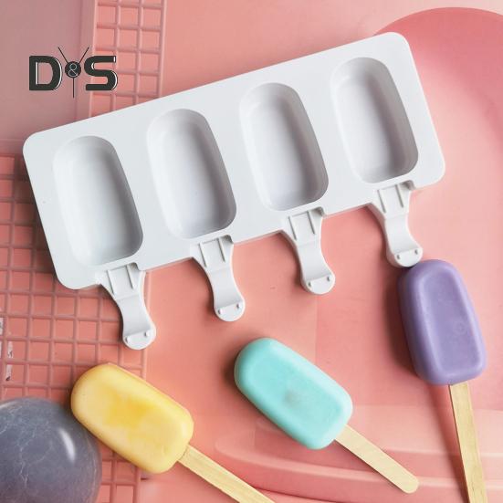 Durable Ice Lolly Mold BPA Free Anti-deform Summer Ice Cream Mould Tray