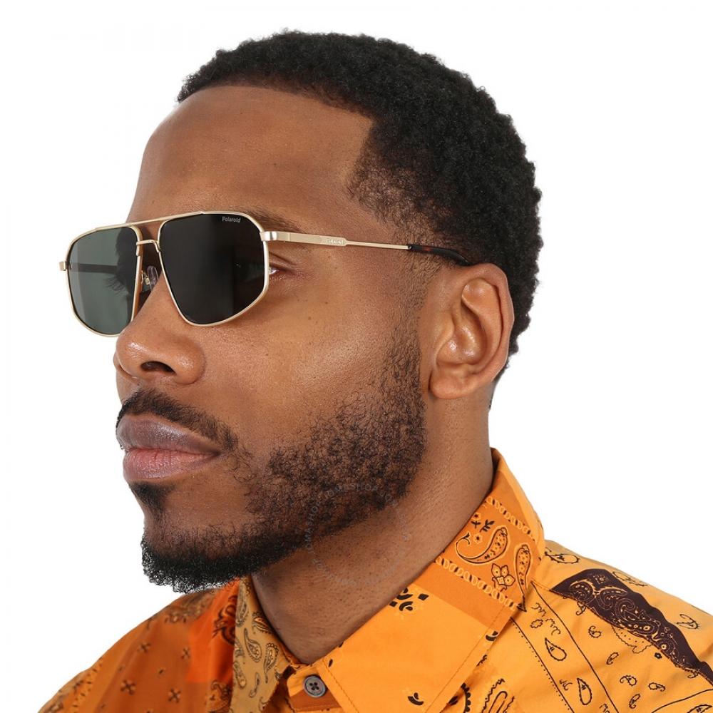 Polaroid Core Green Polarized Aviator Men S SunglaSSeS Pld 4118 S X 0aoz Uc 59