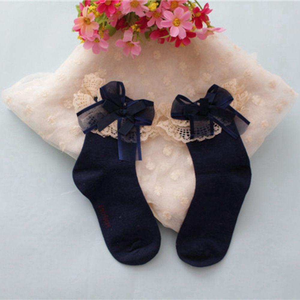 Women Sweet Retro Lace Short Socks Lolita Frilly Ruffle Cotton Princess Socks Girls Harajuku Soft Comfortable Solid Ankle Socks