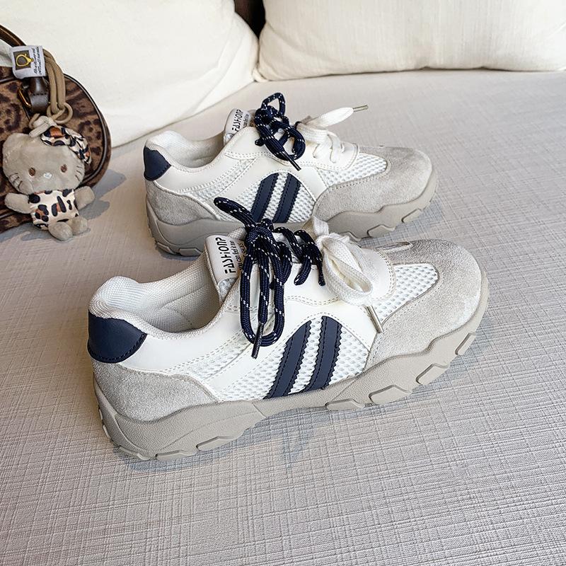 Retro German training shoes women look thin 2025 new thick-soled versatile fashion casual sports dad shoes sports casual shoes