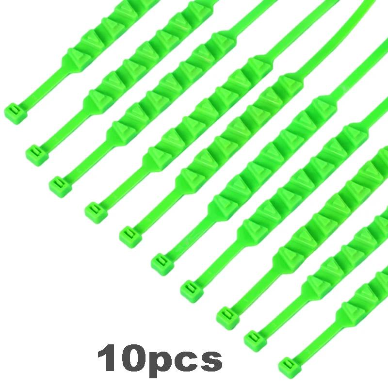 

10 шт. цепей противоскольжения для мотоциклов, многоразовые противоскользящие стяжки для шин мотоцикла, зимние аварийные ремни безопасности, цепи для шин, аксессуары для мото